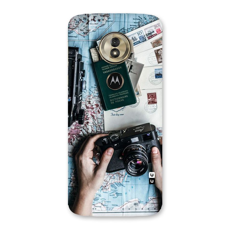Camera and Postcards Back Case for Moto G6 Play