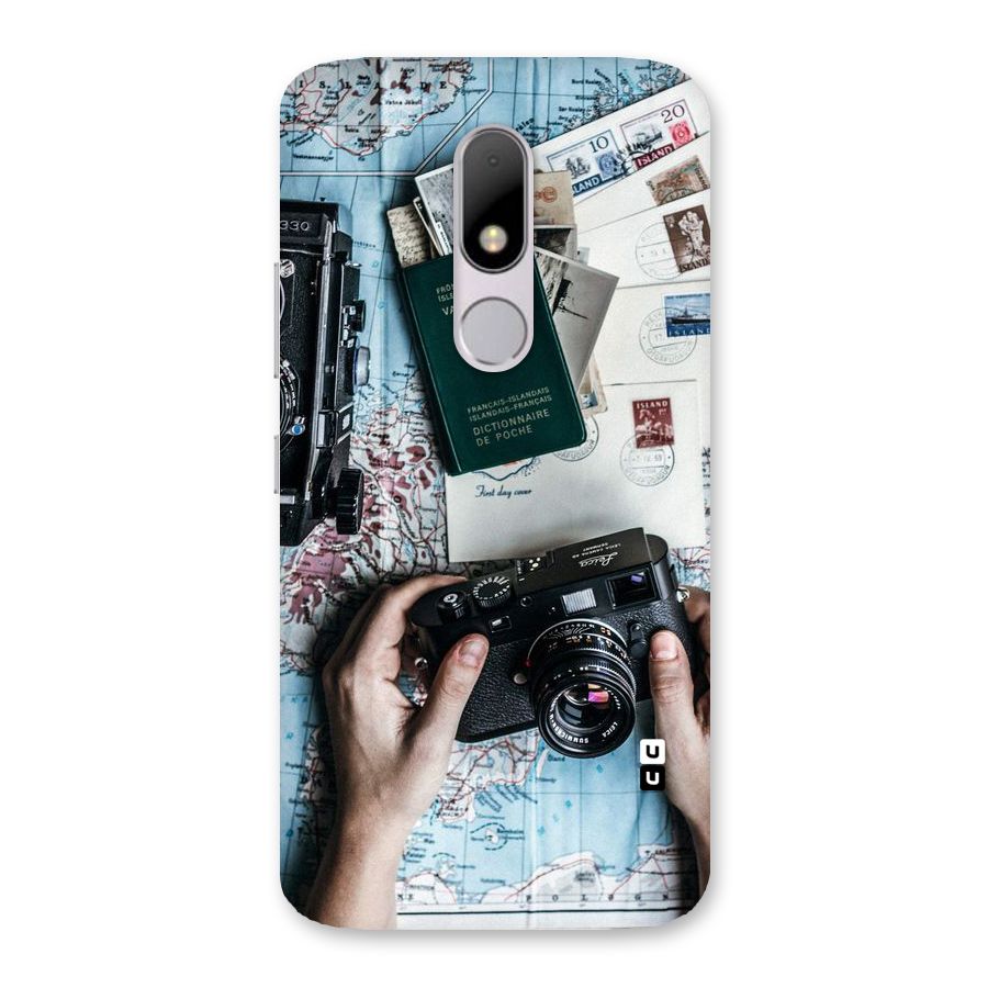 Camera and Postcards Back Case for Moto M