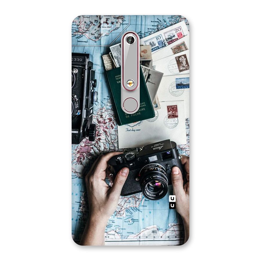 Camera and Postcards Back Case for Nokia 6.1