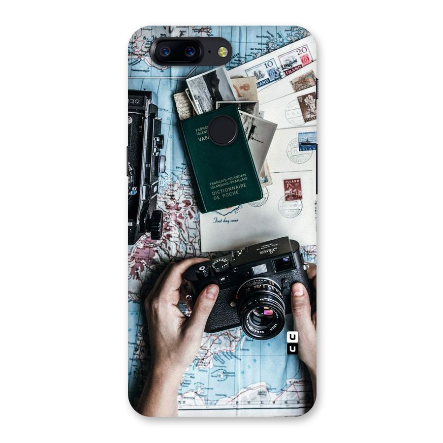 Camera and Postcards Back Case for OnePlus 5T