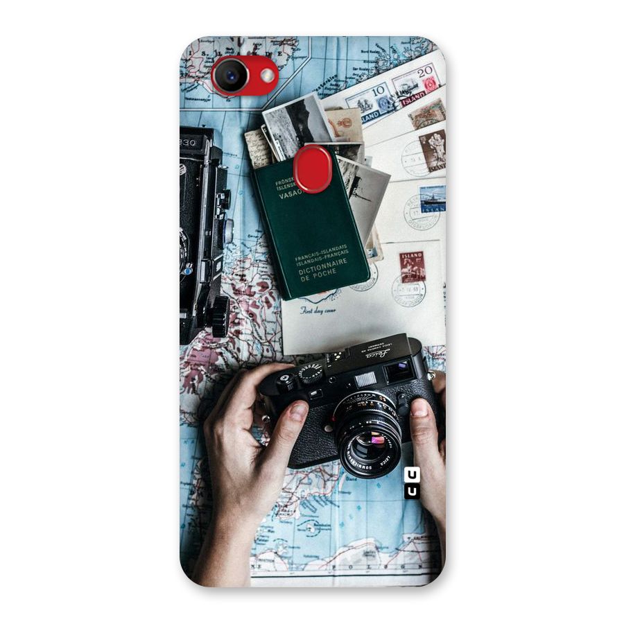 Camera and Postcards Back Case for Oppo F7