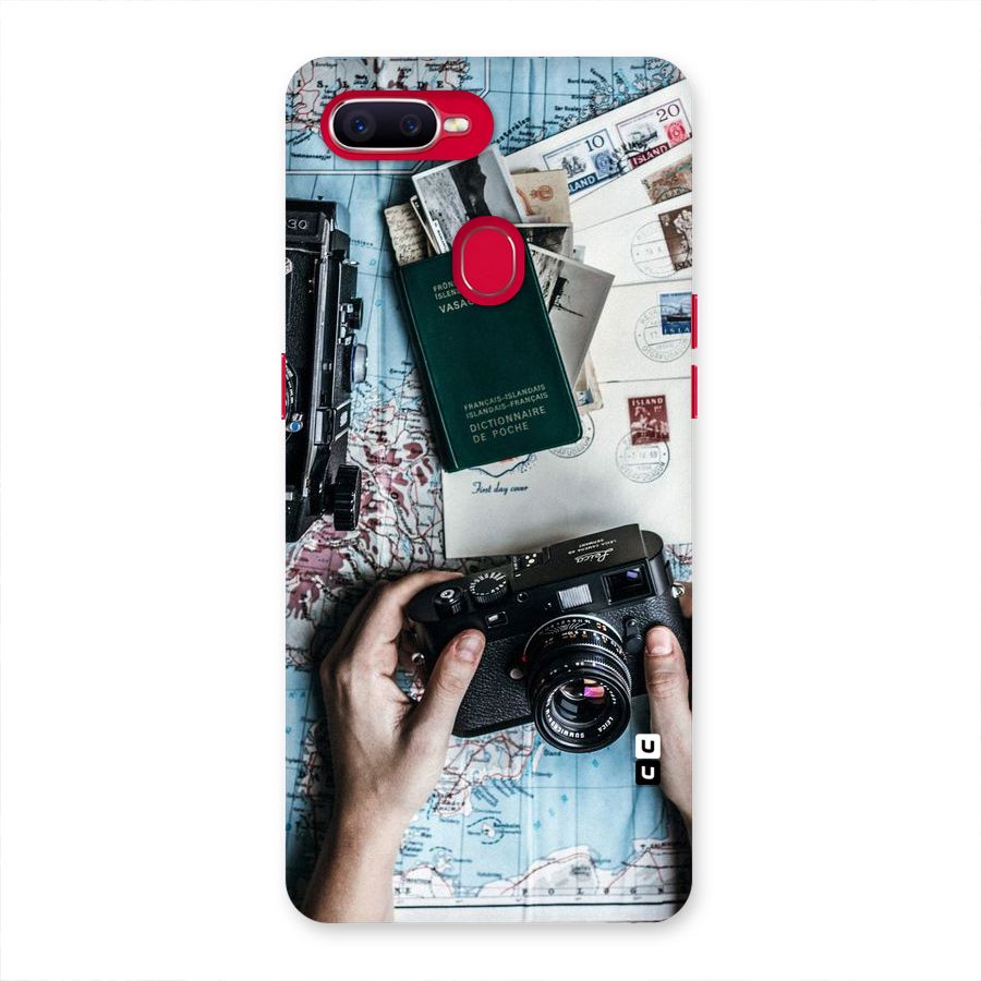 Camera and Postcards Back Case for Oppo F9 Pro