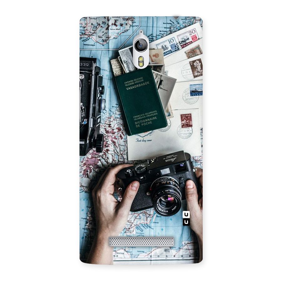 Camera and Postcards Back Case for Oppo Find 7
