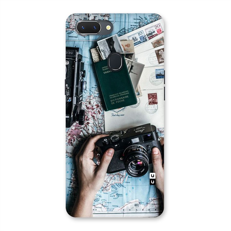 Camera and Postcards Back Case for Oppo Realme 2