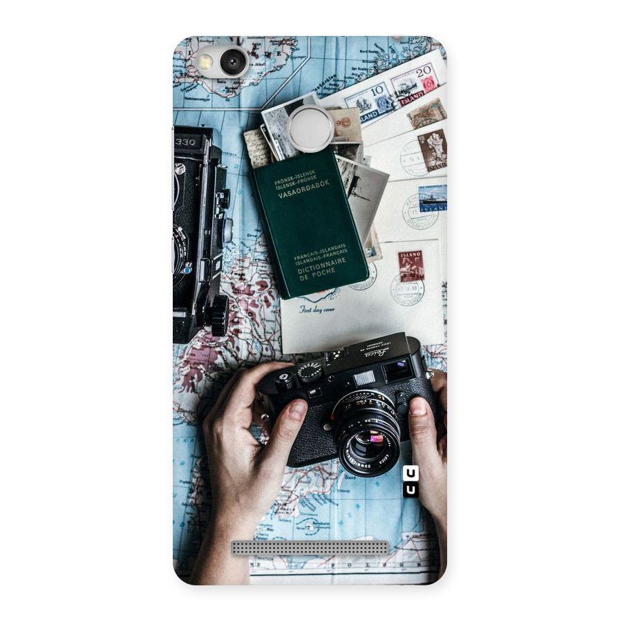 Camera and Postcards Back Case for Redmi 3S Prime