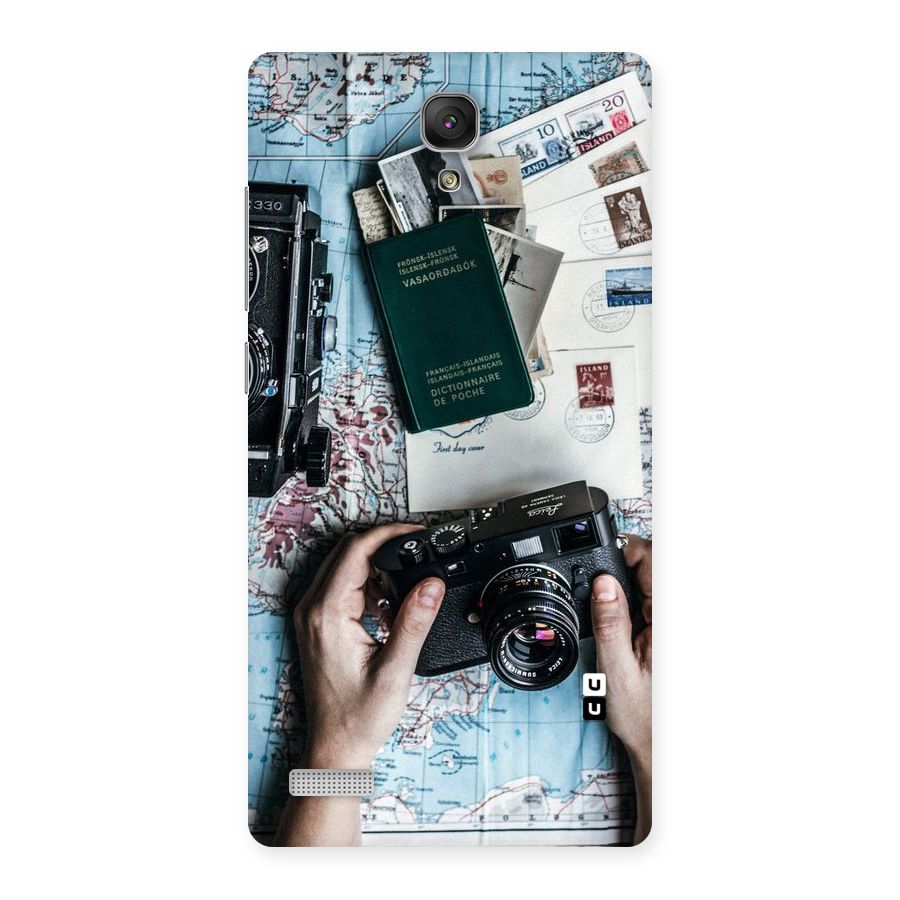 Camera and Postcards Back Case for Redmi Note