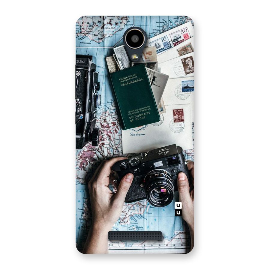 Camera and Postcards Back Case for Redmi Note 2