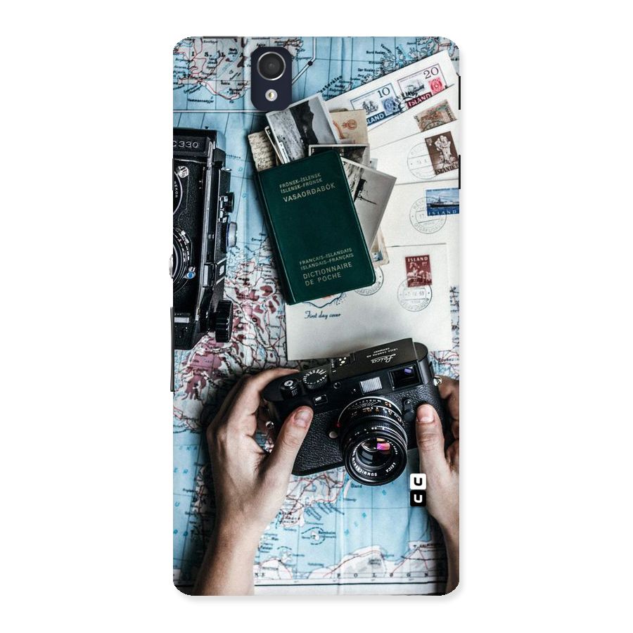 Camera and Postcards Back Case for Sony Xperia Z