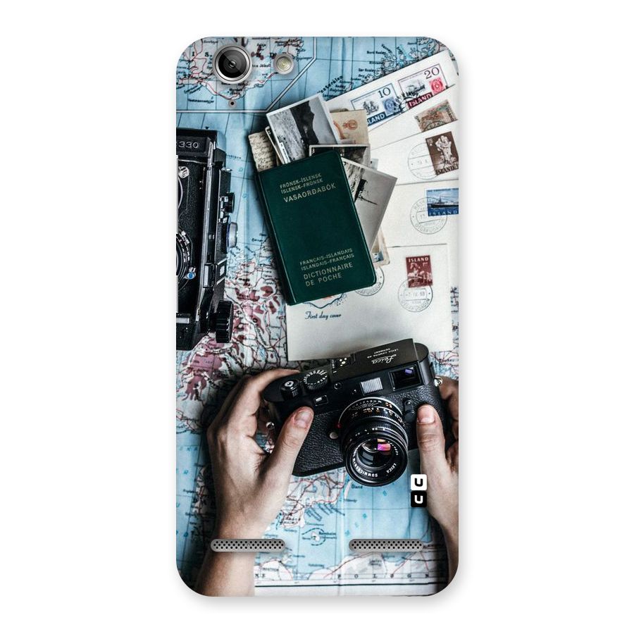 Camera and Postcards Back Case for Vibe K5