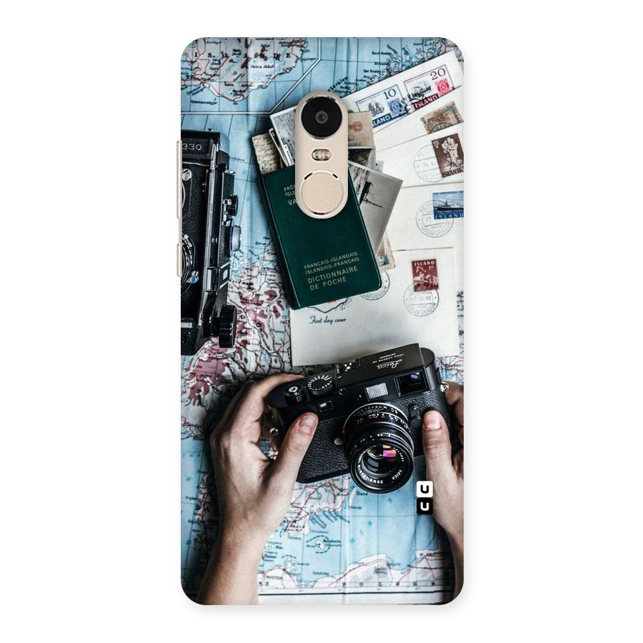 Camera and Postcards Back Case for Xiaomi Redmi Note 4