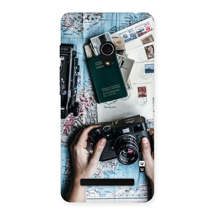 Camera and Postcards Back Case for Zenfone 5