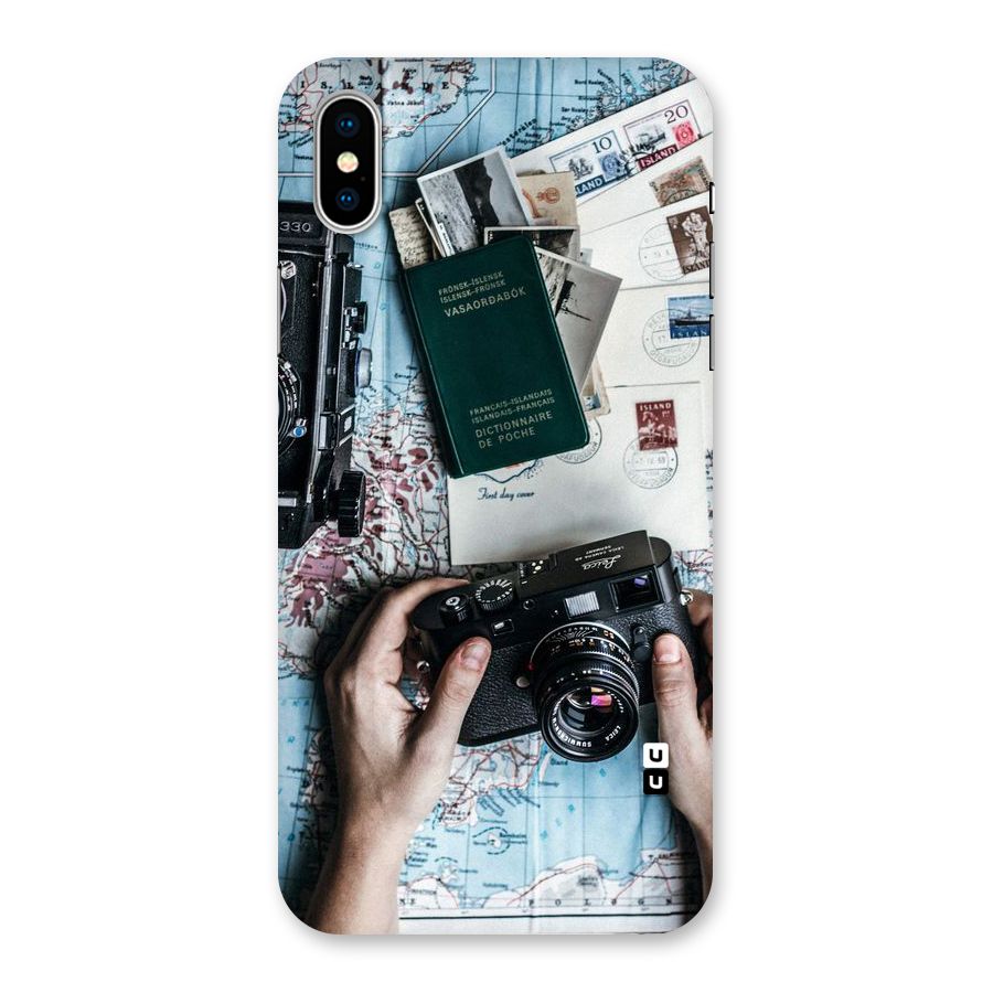 Camera and Postcards Back Case for iPhone XS