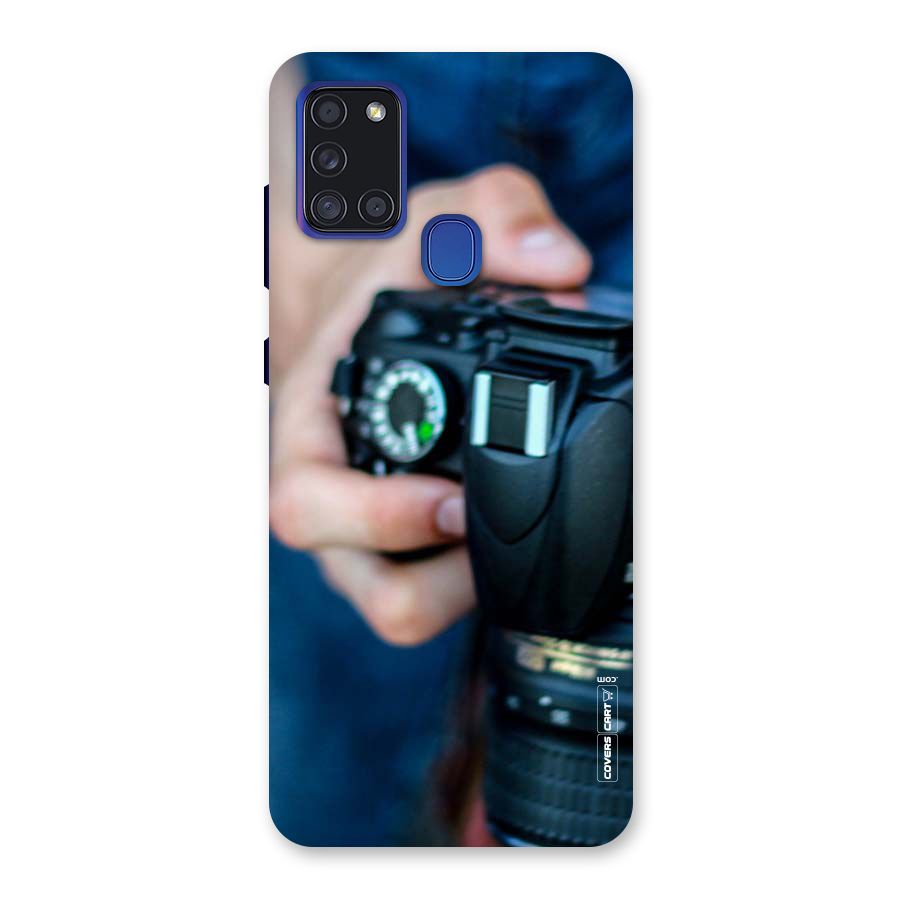 Camera Love Back Case for Galaxy A21s