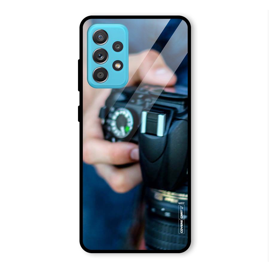 Camera Love Glass Back Case for Galaxy A52s 5G