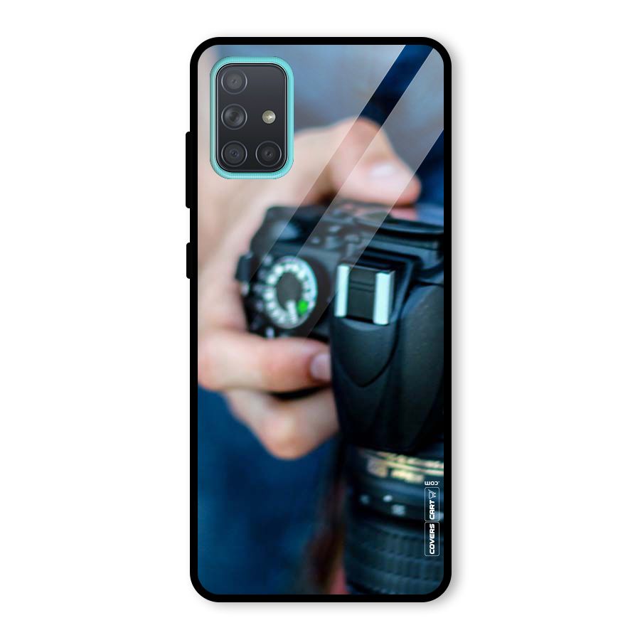 Camera Love Glass Back Case for Galaxy A71