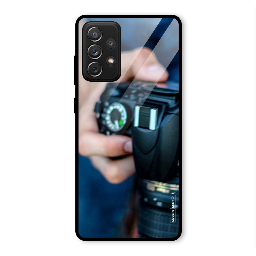 Camera Love Glass Back Case for Galaxy A72
