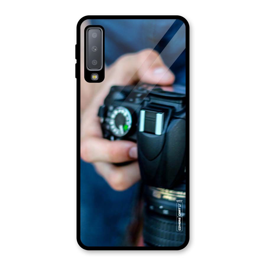 Camera Love Glass Back Case for Galaxy A7 (2018)