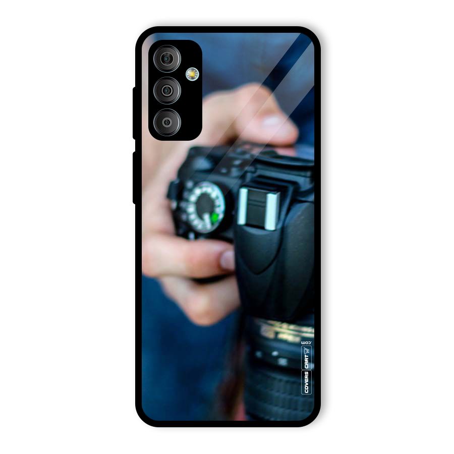 Camera Love Glass Back Case for Galaxy F23
