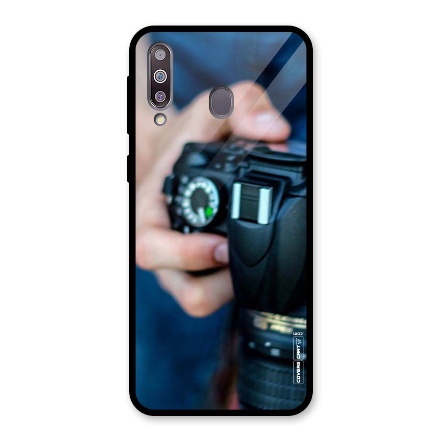 Camera Love Glass Back Case for Galaxy M30