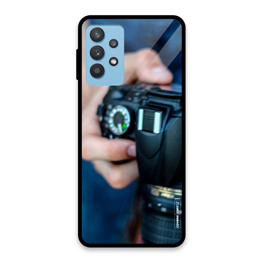 Camera Love Glass Back Case for Galaxy M32 5G
