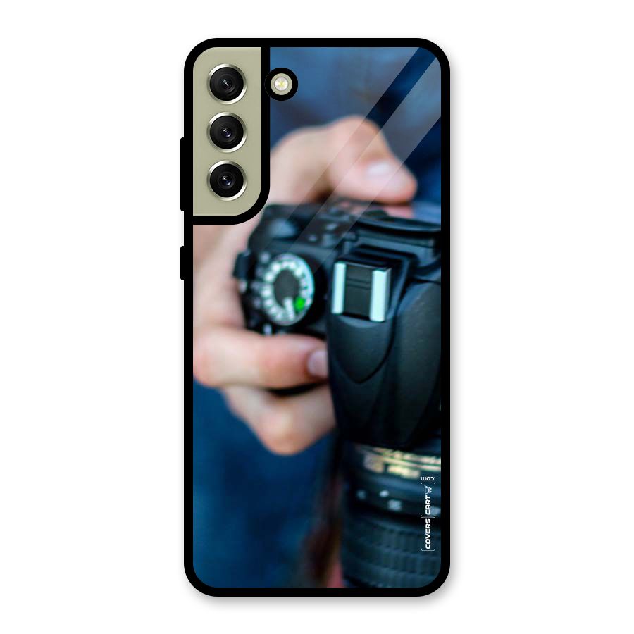 Camera Love Glass Back Case for Galaxy S21 FE 5G