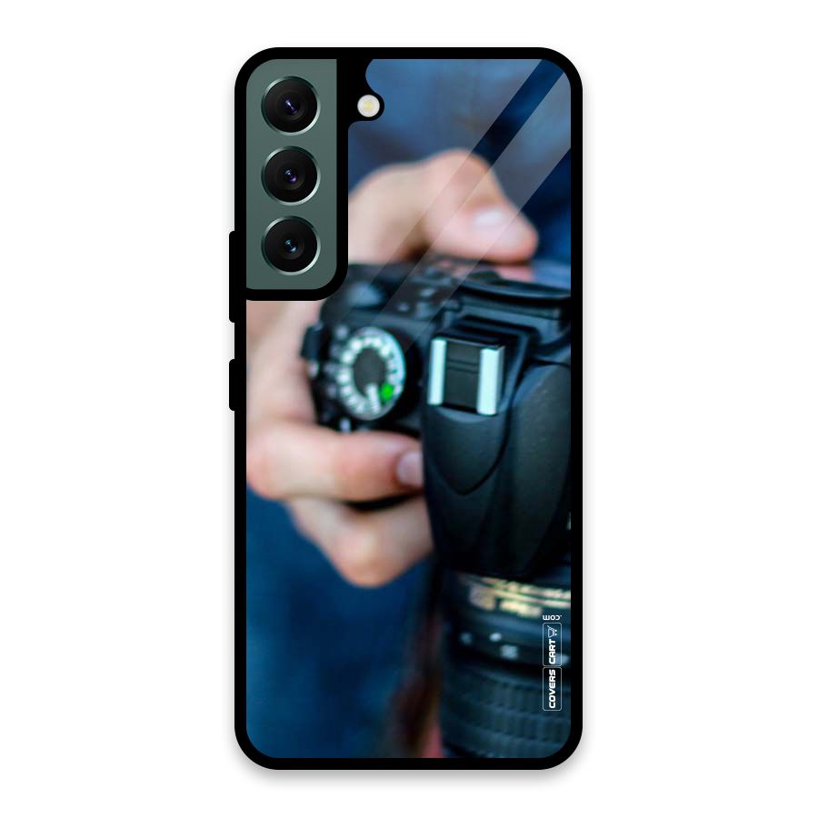 Camera Love Glass Back Case for Galaxy S22 5G
