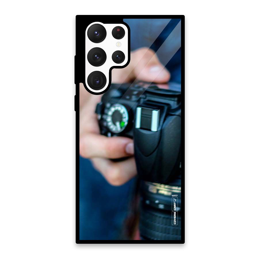 Camera Love Glass Back Case for Galaxy S22 Ultra 5G