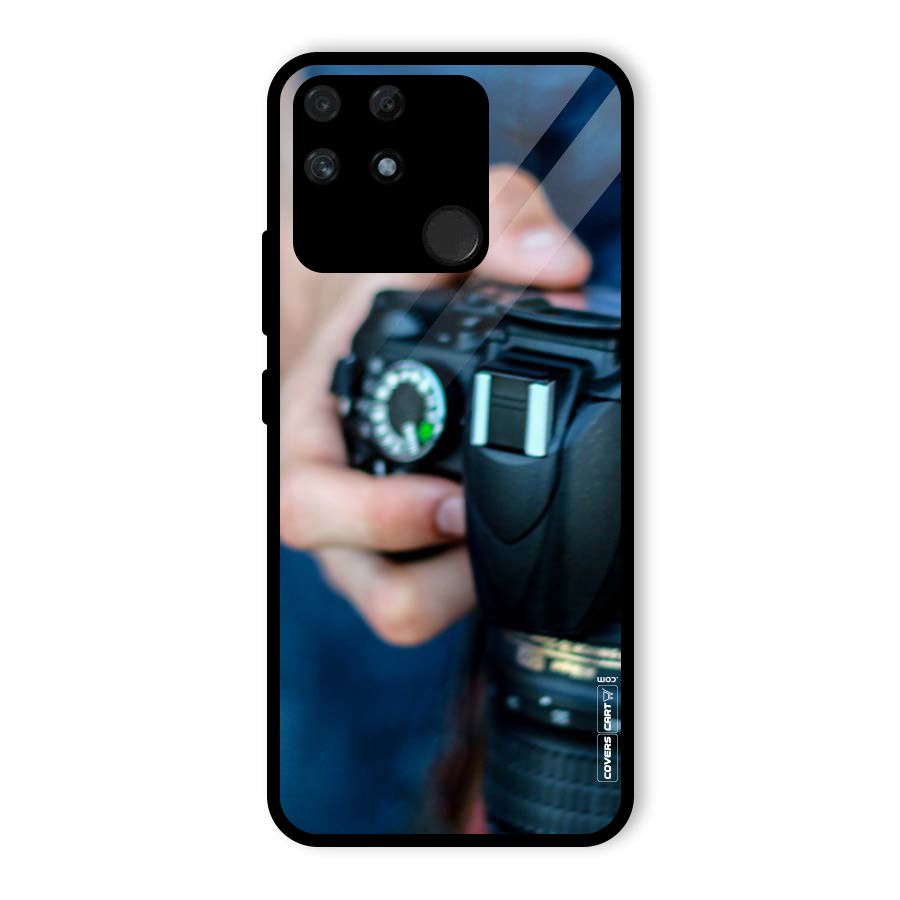 Camera Love Glass Back Case for Realme Narzo 50A