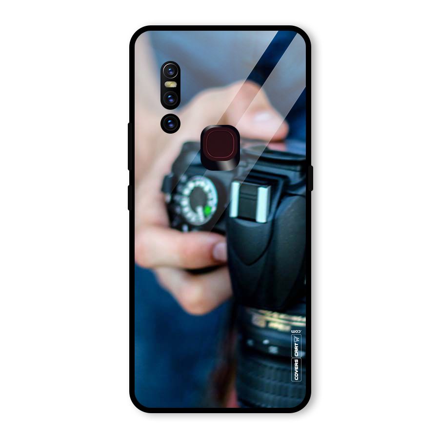 Camera Love Glass Back Case for Vivo V15