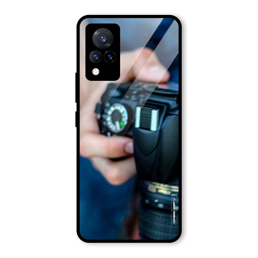 Camera Love Glass Back Case for Vivo V21 5G