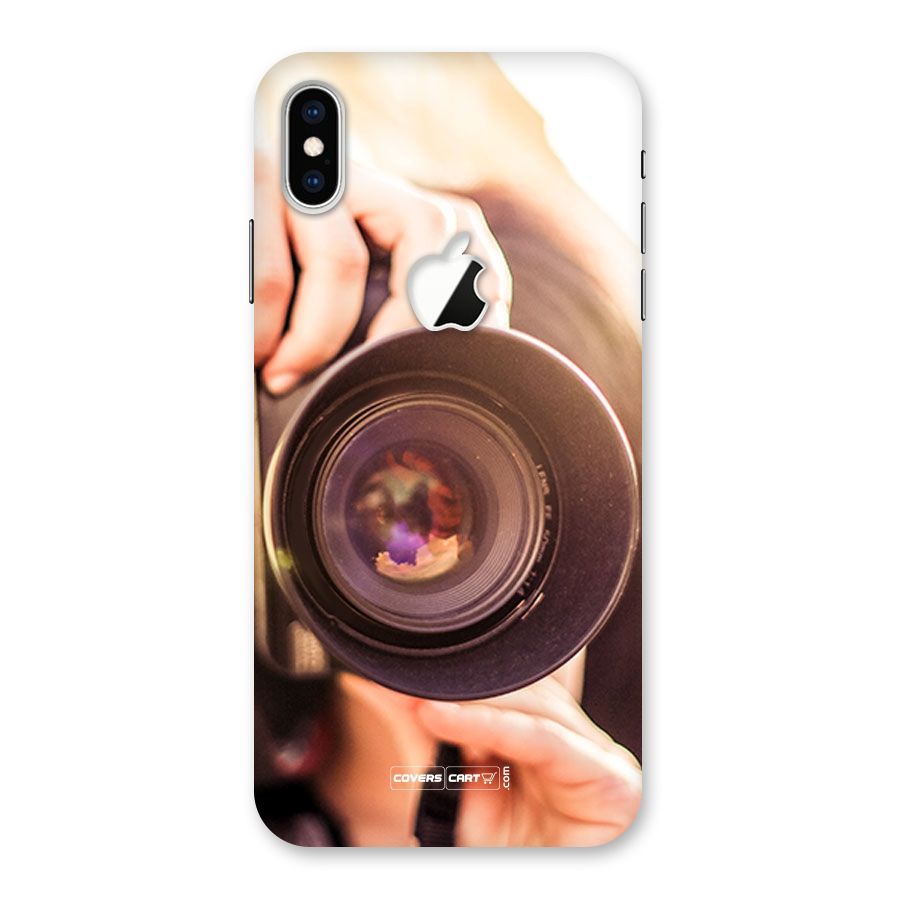 Camera Lovers Back Case for iPhone XS Max Apple Cut