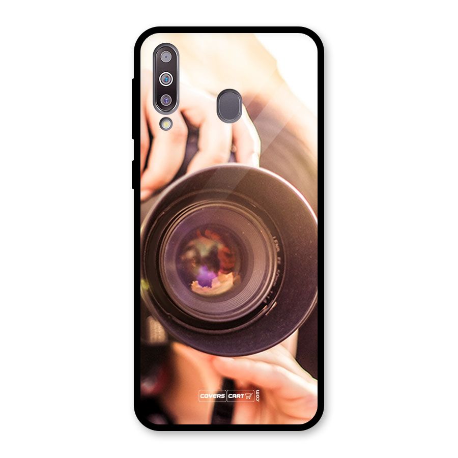 Camera Lovers Glass Back Case for Galaxy M30