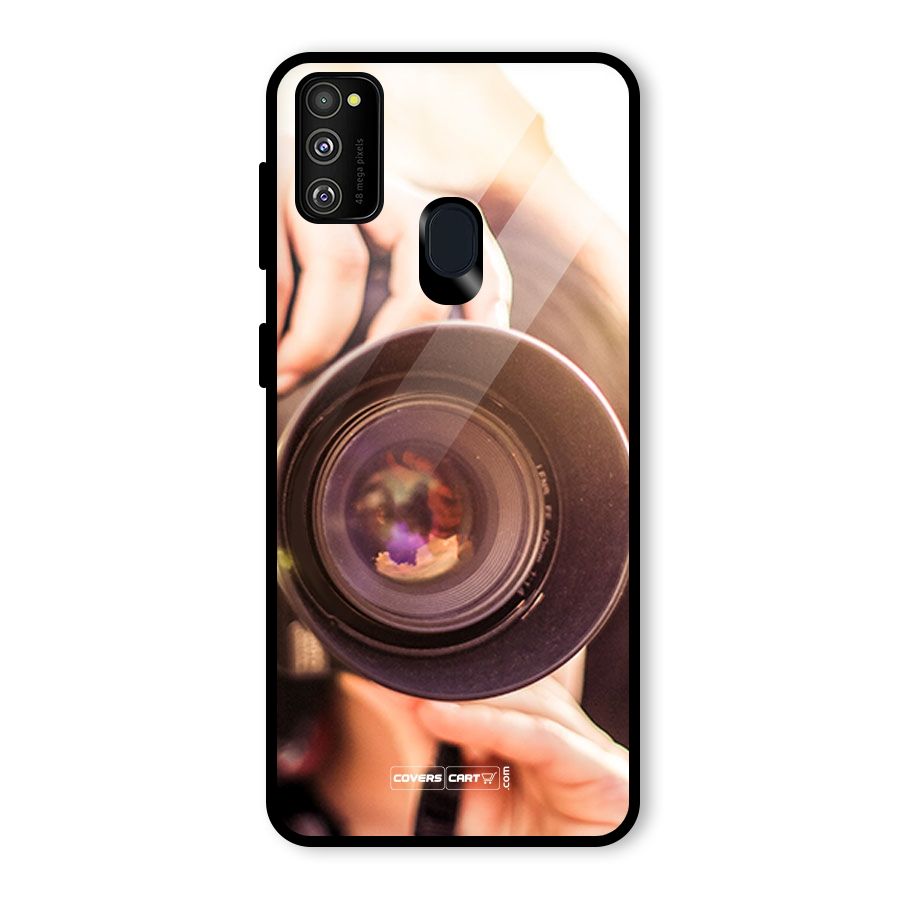 Camera Lovers Glass Back Case for Galaxy M30s