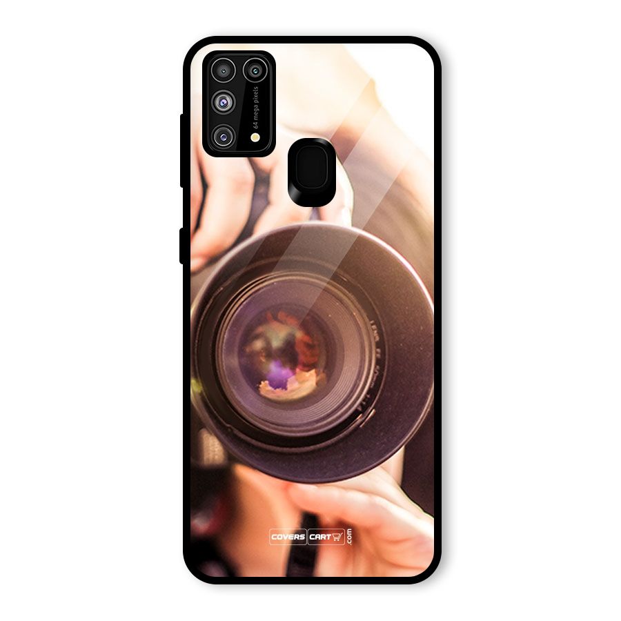 Camera Lovers Glass Back Case for Galaxy M31
