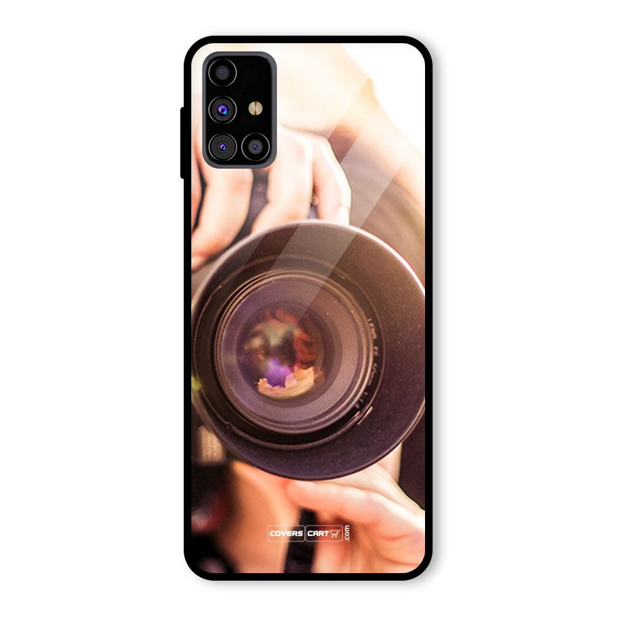 Camera Lovers Glass Back Case for Galaxy M31s