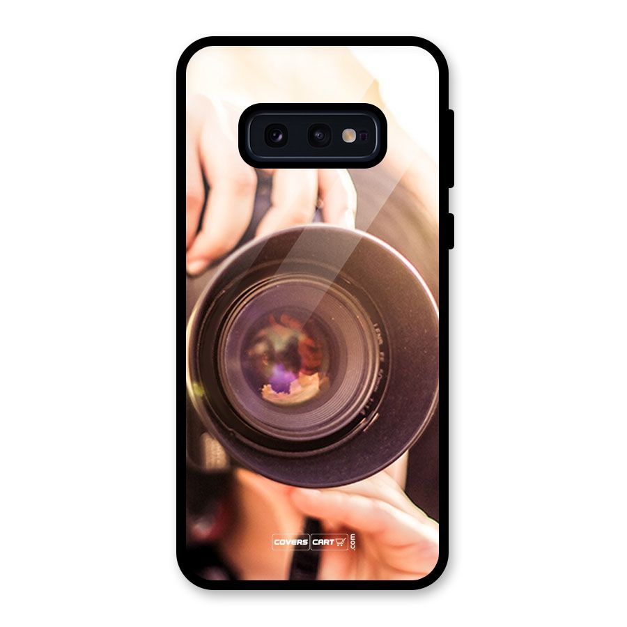 Camera Lovers Glass Back Case for Galaxy S10e
