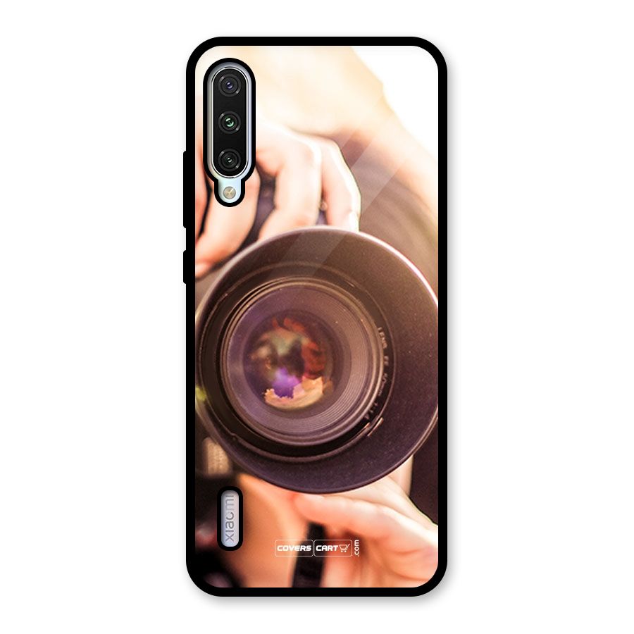 Camera Lovers Glass Back Case for Mi A3