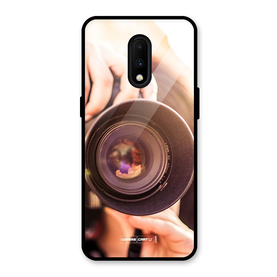Camera Lovers Glass Back Case for OnePlus 7