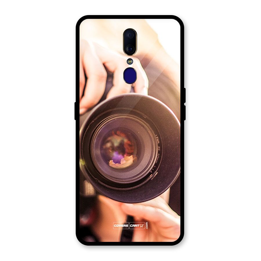 Camera Lovers Glass Back Case for Oppo F11