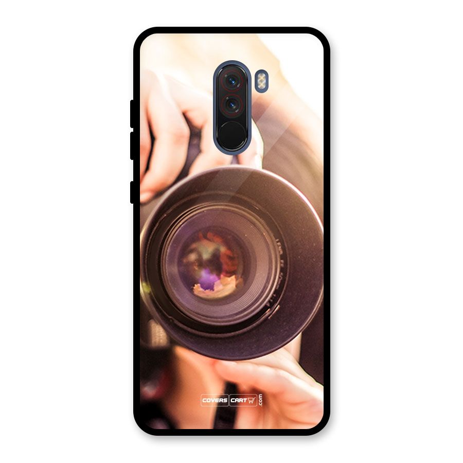Camera Lovers Glass Back Case for Poco F1
