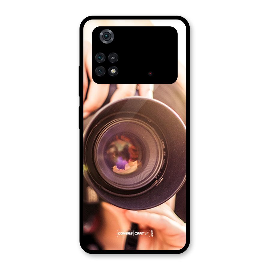 Camera Lovers Glass Back Case for Poco M4 Pro 4G