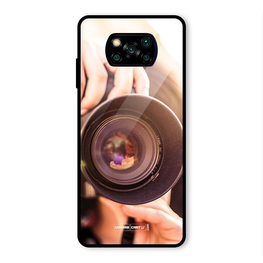 Camera Lovers Glass Back Case for Poco X3 Pro