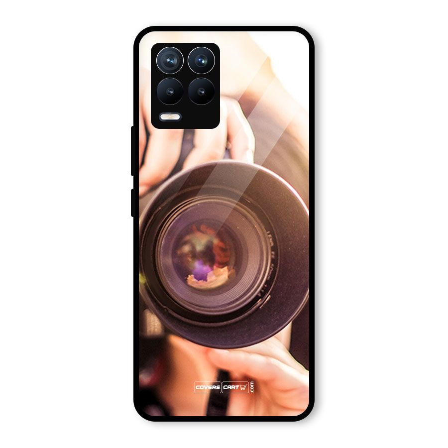Camera Lovers Glass Back Case for Realme 8