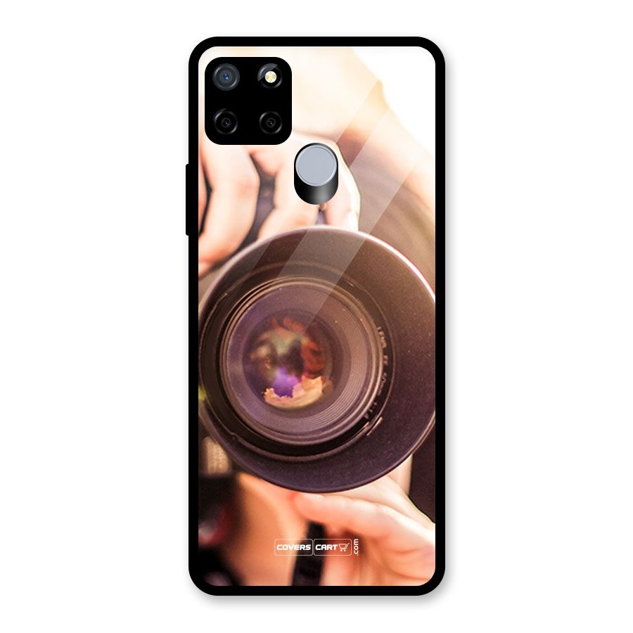 Camera Lovers Glass Back Case for Realme Narzo 20