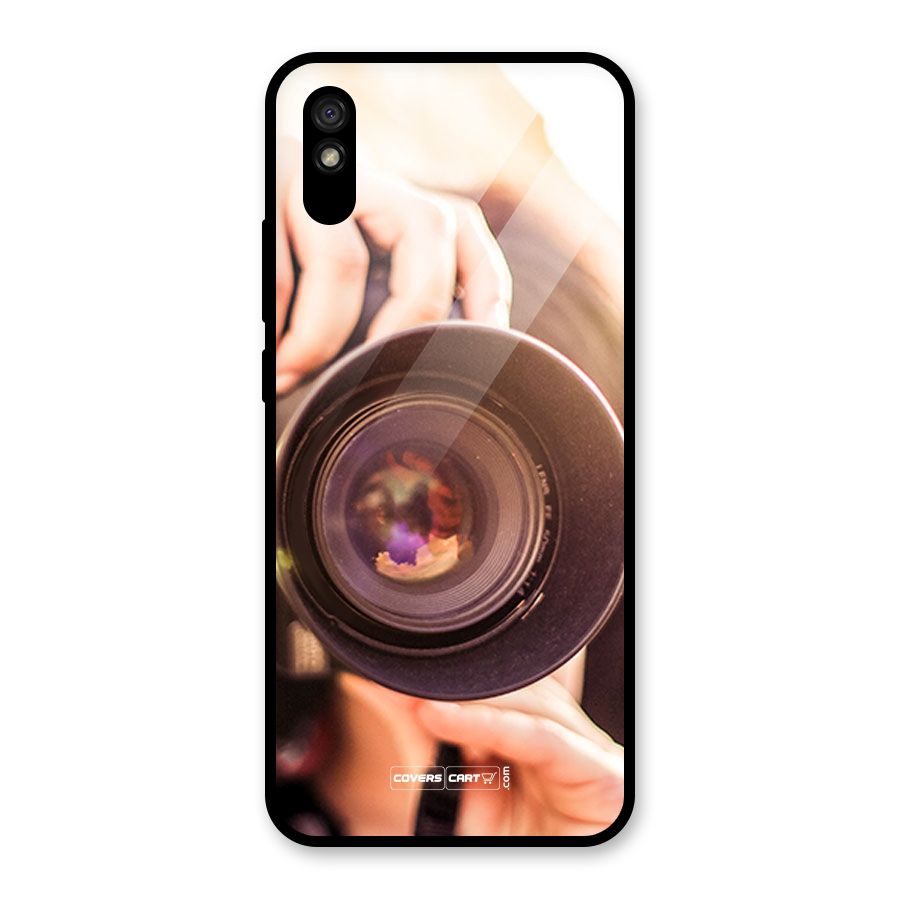 Camera Lovers Glass Back Case for Redmi 9i