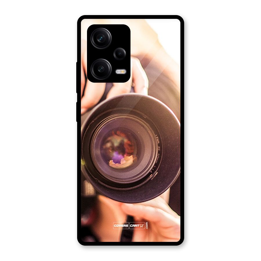 Camera Lovers Glass Back Case for Redmi Note 12 Pro