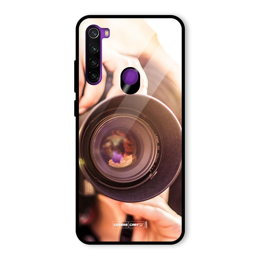 Camera Lovers Glass Back Case for Redmi Note 8