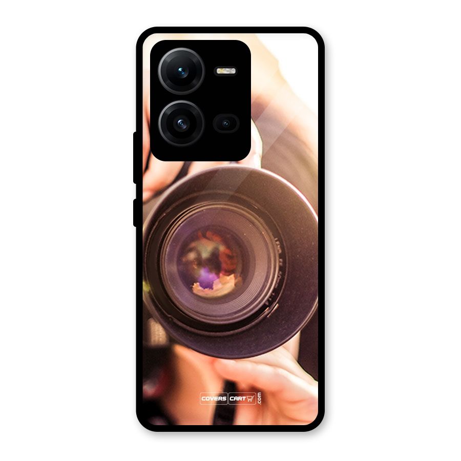 Camera Lovers Glass Back Case for Vivo V25