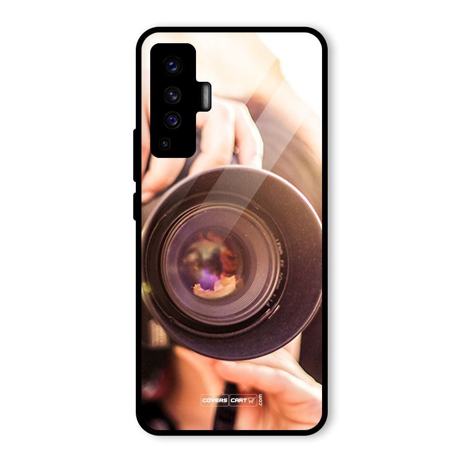 Camera Lovers Glass Back Case for Vivo X50