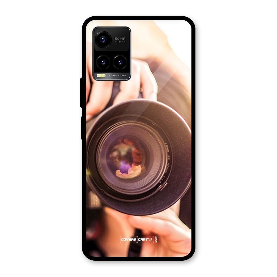 Camera Lovers Glass Back Case for Vivo Y21T